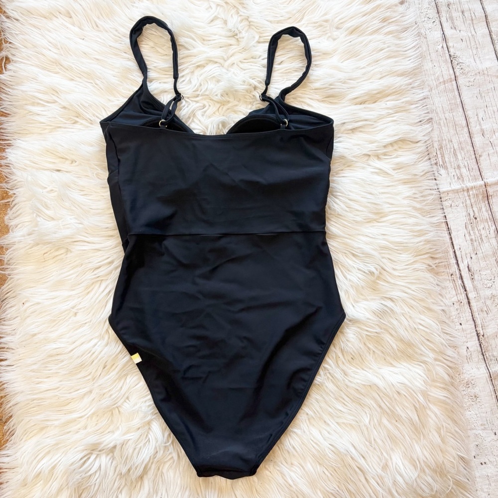 Summersalt The Cinched Solid Black One-Piece Swim… - image 5